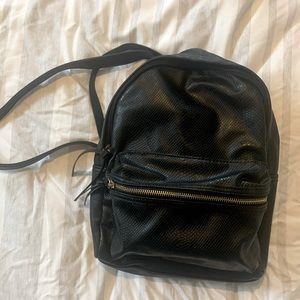 Mossimo black mini backpack